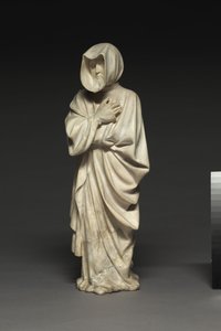 To grådende fra Filip den Distiges grav, hertug af Bourgogne, 1404-10 af Claus de Werve