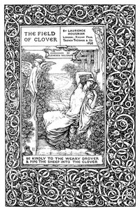 Titelside til The Field of Clover, 1899. af Clemence Housman