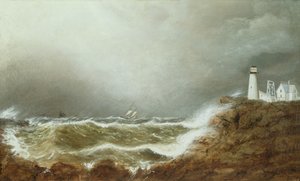 Eastern Point Light, Gloucester Havn af Clement Drew