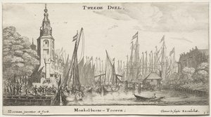 Forskellige skibe og udsigter over Amsterdam (Verscheÿde Ships and Gesichten van Amstelredam), del II