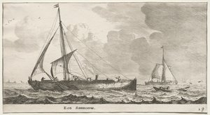 Forskellige skibe og udsigter over Amsterdam (Verscheÿde Schepen en Gesichten van Amstelredam), del II: En købmand