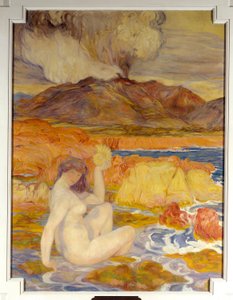 Geologimaleriet af Helene Dufau (1869-1939) Paris fra det 20. århundrede.