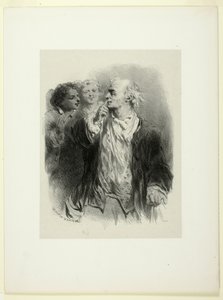 En gentleman og to ledsagere af Célestin Nanteuil