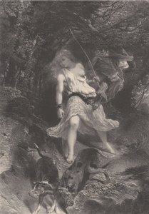 Diane, ca. 1830-70. af Célestin Nanteuil