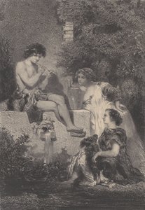 Springvandet, ca. 1830-70.