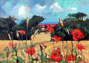 Kent Poppies, 2007 (akryl på lærred)