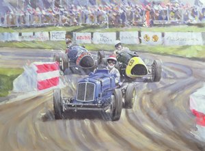 Det første løb ved Goodwood Revival, 1998