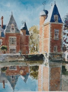 Le Bruel, 2006 (akvarel) af Clive Wilson