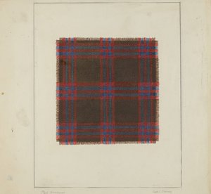 Plaid hjemmespundet