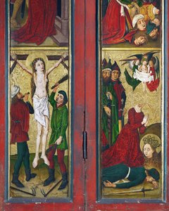 Legenden om Sankt Margaretha, alter fra Sankt Madeleine-klosteret i Strasbourg af Coburg Master