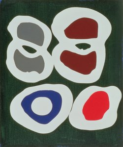 Cross-Cut, 1998 (akryl på lærred)