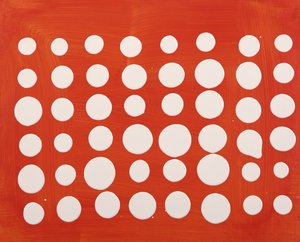 Dot Matrix (akryl på MDF-plade)