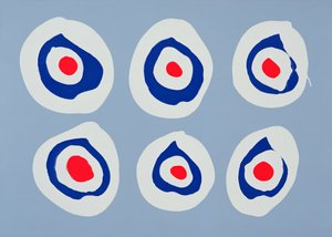 Revolver, 1998 (akryl på lærred)