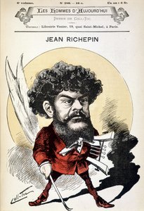 Tegnefilm af Jean Richepin (1849-1926), fransk forfatter. af Coll Toc