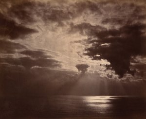 Solnedgang til søs, 1860
