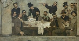 Løve-gruppen af Columbano Bordalo Pinheiro
