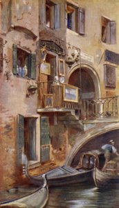 Antikvarisk butik på Ponte dei Dadi, Venedig af Commendator Formilli