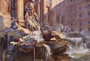 Trevi-fontænen, Rom af Commendator Formilli