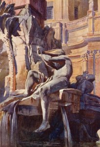 Fontænen på Piazza Navona, Rom af Commendator Formilli