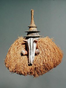 Zoomorphic Mask (træ og fiber) (se også 181650, 181651)