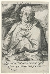 Evangelist Luke De fire evangelister (serietitel) af Conrad Goltz (possibly)