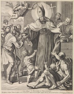 H. Thomas van Villanueva Vera billeder S. Thomae A Villanova (titel på objekt) af Conrad Lauwers
