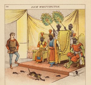 Dick Whittington (farvelitografi) af Constance Haslewood
