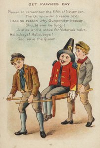 Børnerim: Guy Fawkes Day (chromolitho) af Constance Haslewood