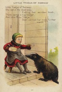 Børnerim: Lille Tradja Of Norway (chromolitho) af Constance Haslewood