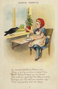 Børnerim: Marie Martin (chromolitho) af Constance Haslewood