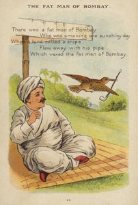 Børnerim: The Fat Man Of Bombay (chromolitho) af Constance Haslewood