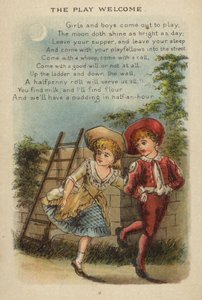 Børnerim: The Play Welcome (chromolitho)