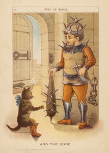 Den Bestøvlede Kat (farvelitografi)