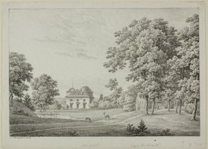 Château de Bagatelle i Bois de Boulogne af Constant Bourgeois