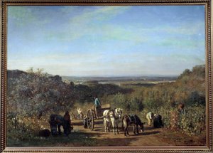 Høst på bredden af Seinen a Suresnes Maleri af Constant Troyon (1810-1865) 1800-tallet søn. 0,97x1,39 m Paris, musee d