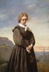 Kærlighedens melankoli, 1866. af Constant Mayer