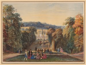 I parken Saint Cloud af Constant Troyon