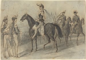 Militær parade af Constantin Guys