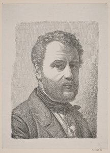 Portræt af Wilhelm Marstrand af Constantin Hansen