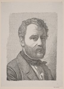 Portræt af Wilhelm Marstrand af Constantin Hansen
