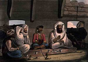 Moors on Board the Swiftsure, graveret af Joseph Constantine Stadler (fl.1780-1812) udgivet af I. White, London