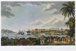Nordøstlig udsigt over Fort Louis (Fort Saint Louis), Martinique, 5. februar - 22. marts
