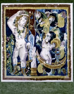 Koptisk kunst: Dionysos, ca. 395-641 (billedtæppe) af Coptic Coptic