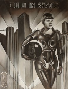 Art Deco-byens astronaut af Corné Akkers