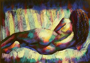Farverig, sensuel form af Corné Akkers