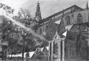 St. Bavo i Haarlem – 03-10-23 af Corné Akkers