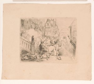 Frans Hercules van Anjou udvist fra Antwerpen af Corneille Seghers