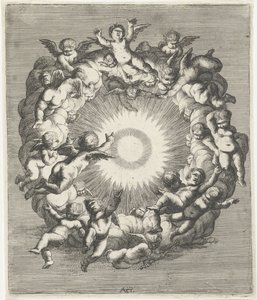 Himmel Aer (titel på objekt) De fire elementer (serietitel) af Cornelis A. Hellemans