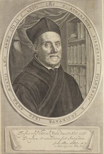 Portræt af Athanasius Kircher 1602-1680, 1664 af Cornelis Abrahamsz. Bloemaert II