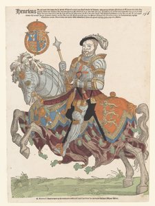 Portræt af Henrik VIII af England af Cornelis Anthonisz. (manner of)